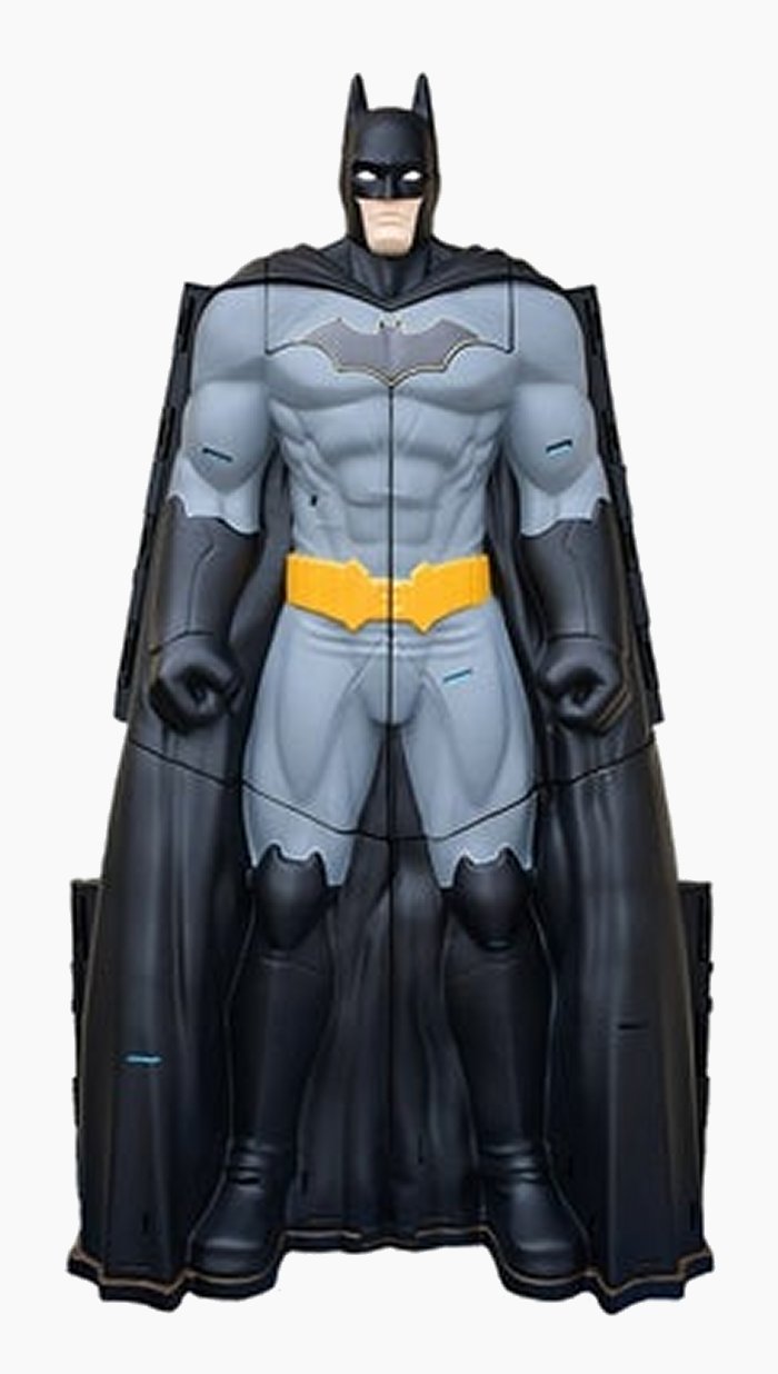 The Batcave Playset doubles as 30" tall figure.